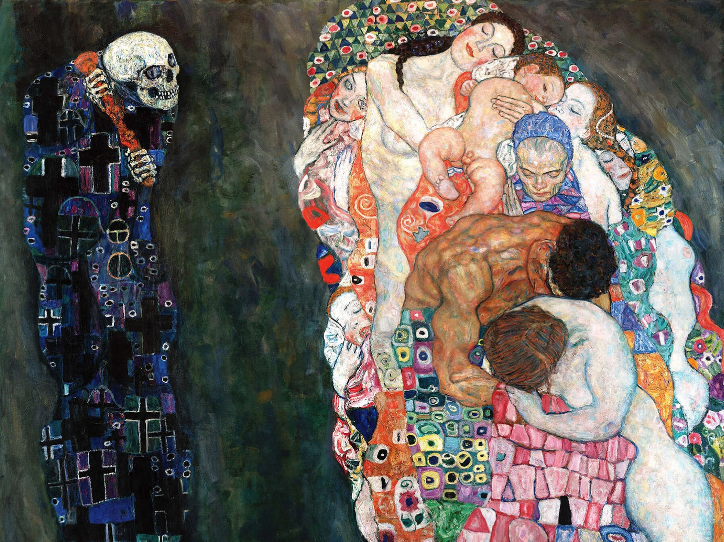💀 Death and Life – Gustav Klimt (1910-1915)