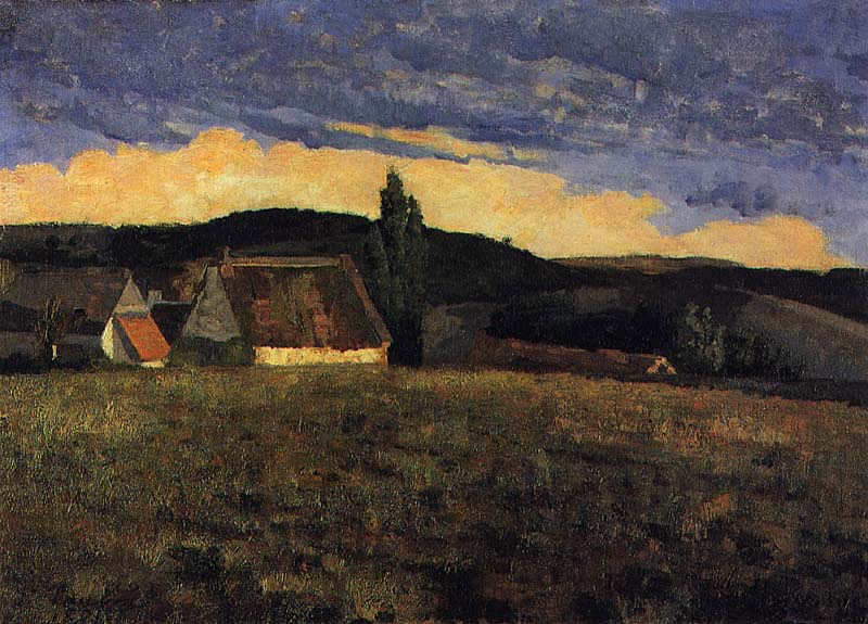 Paysage de Saint-Sauves, Henrique Pousão, 1881