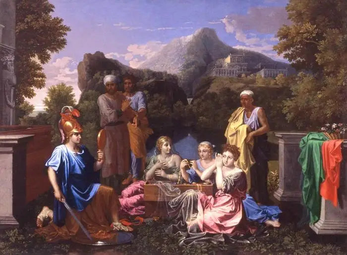 Achilles at Skyros - Nicolas Poussin