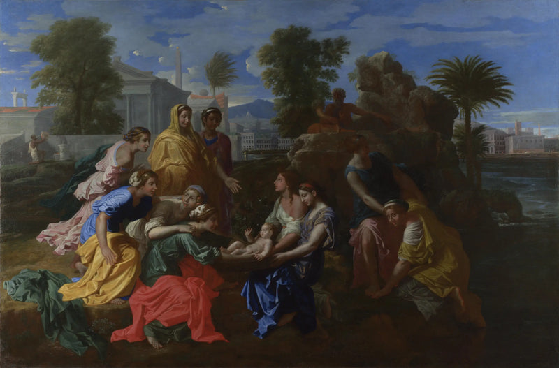 Moses Saved from the Waters - Nicolas Poussin