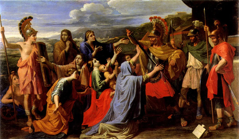 Coriolan supplied by his family - Nicolas Poussin