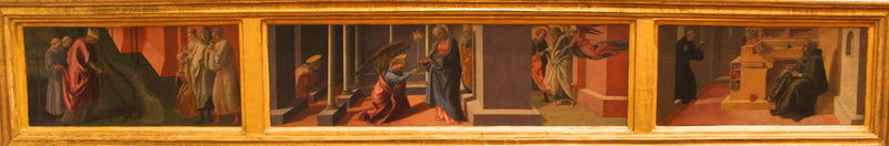 Predella of the Barbadori Altarpiece - Fra Filippo Lippi