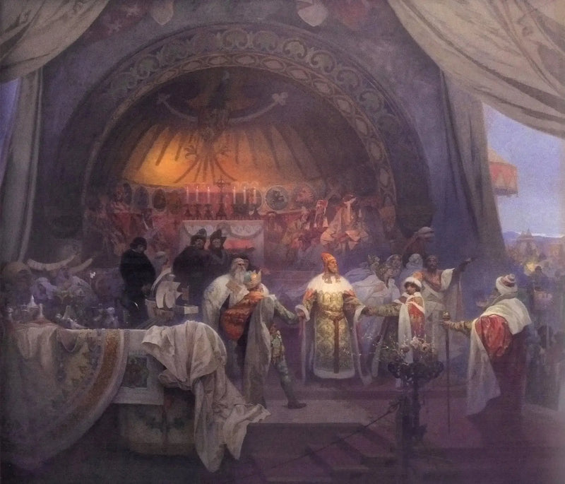 King Premysl Ottokar II of Bohemia - Alphonse Mucha