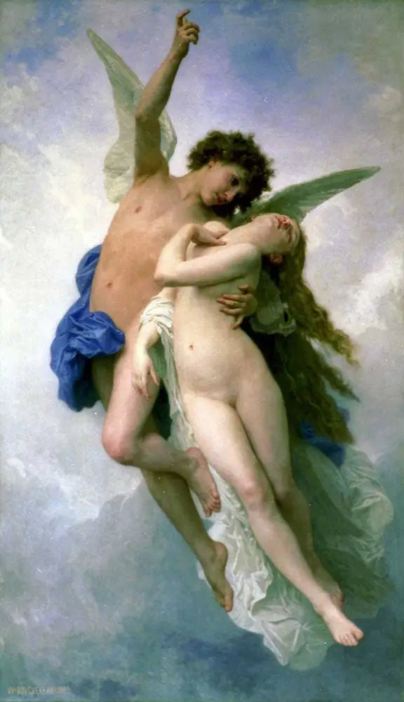 Psyche and Love - Bouguereau