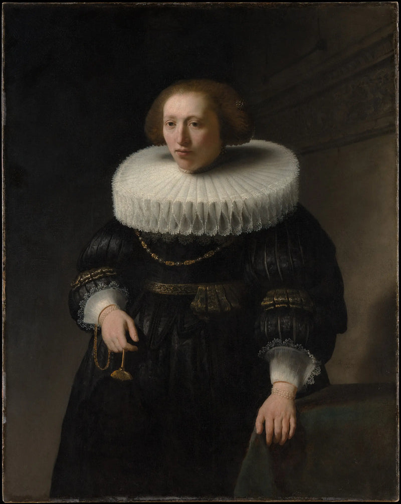 Portrait of a Woman, Probably a Member of the Van Beresteyn Family - Rembrandt