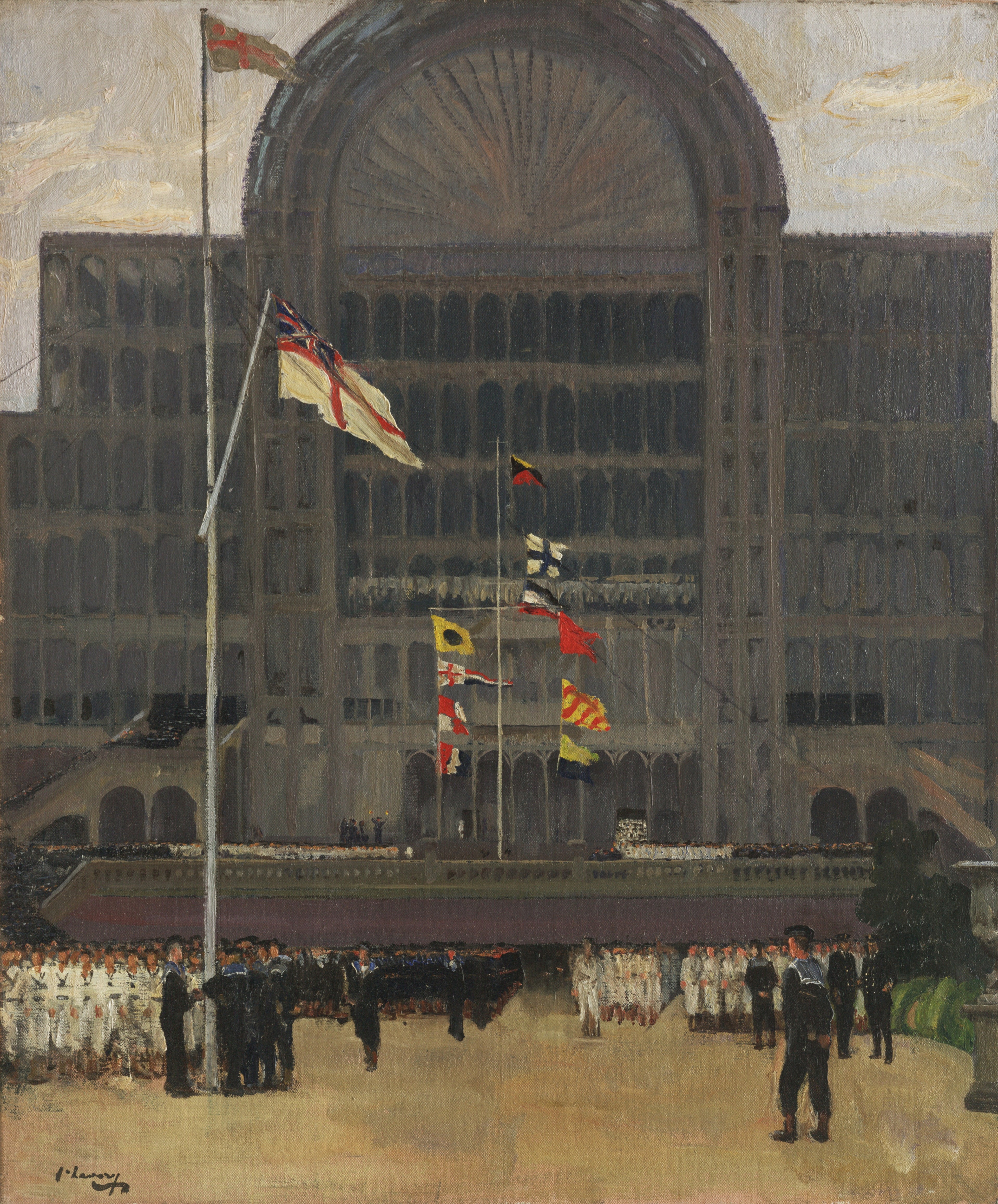 Royal Naval Volunteer Reserve, Crystal Palace - John Lavery
