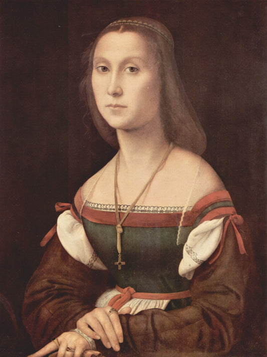 Reproduction du tableau « La Muta - Raphaël Sanzio » par Alpha Reproduction en peinture à l’huile