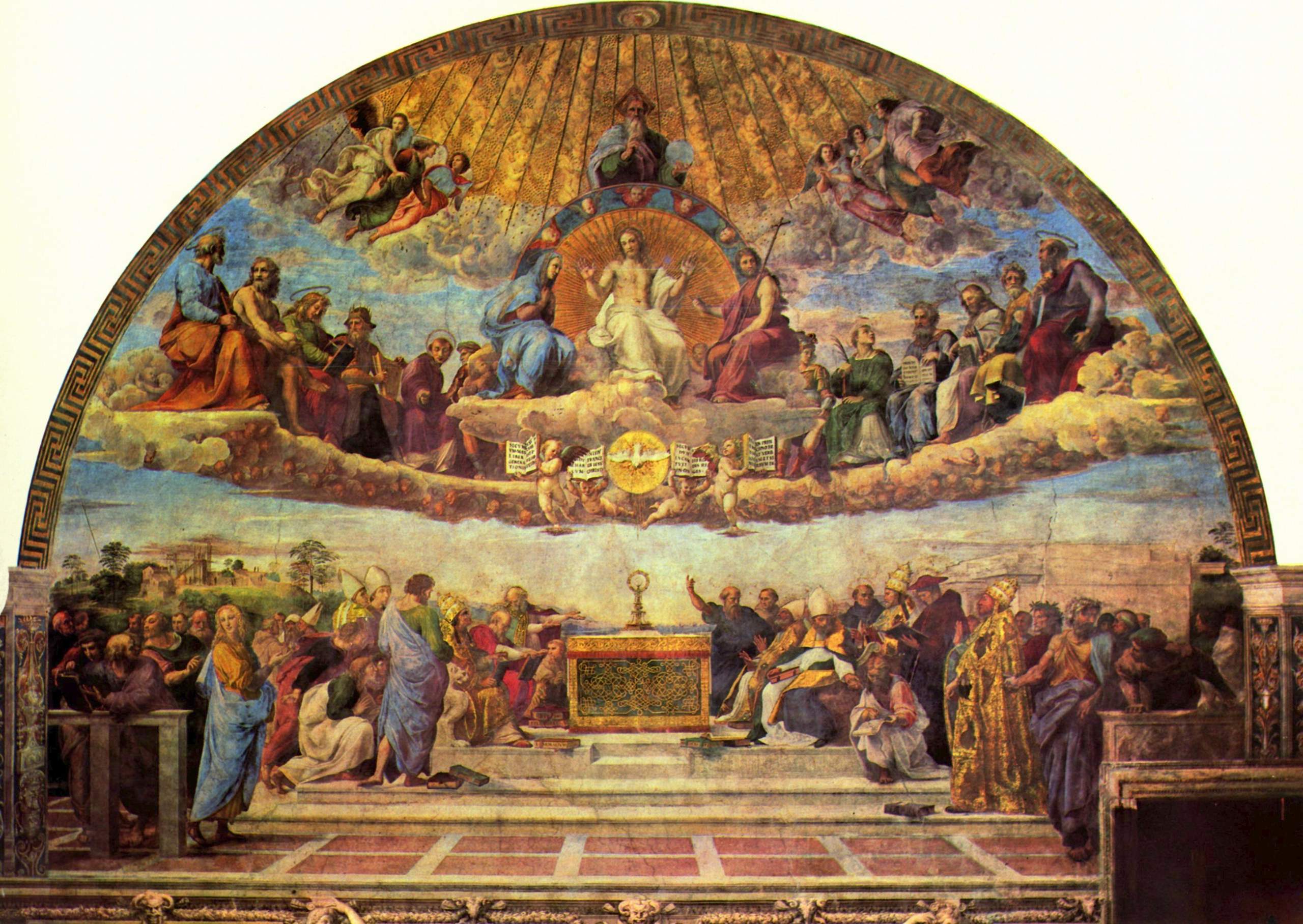 Les Vertus cardinales et théologales - Raphaël Sanzio