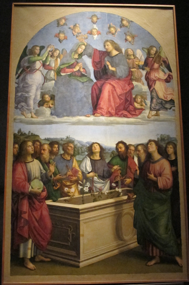 Le Couronnement de la Vierge - Raphaël Sanzio