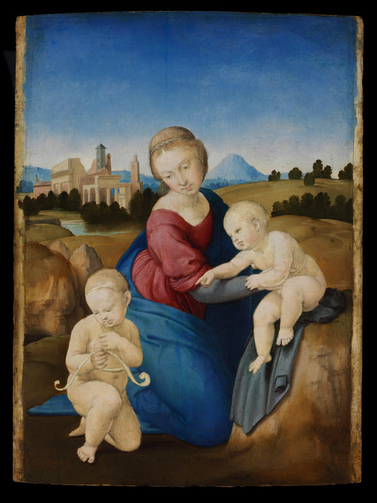Reproduction du tableau « La Madone Esterházy - Raphaël Sanzio » par Alpha Reproduction en peinture à l’huile