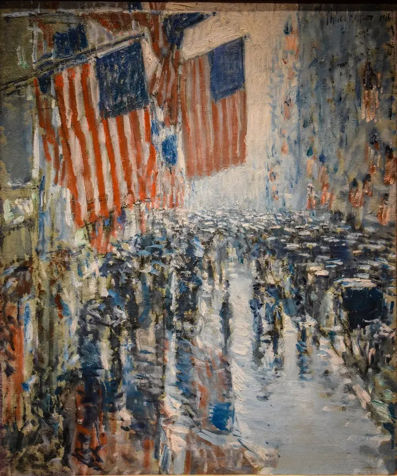 Rainy Day, Fifth Avenue - Childe Hassam