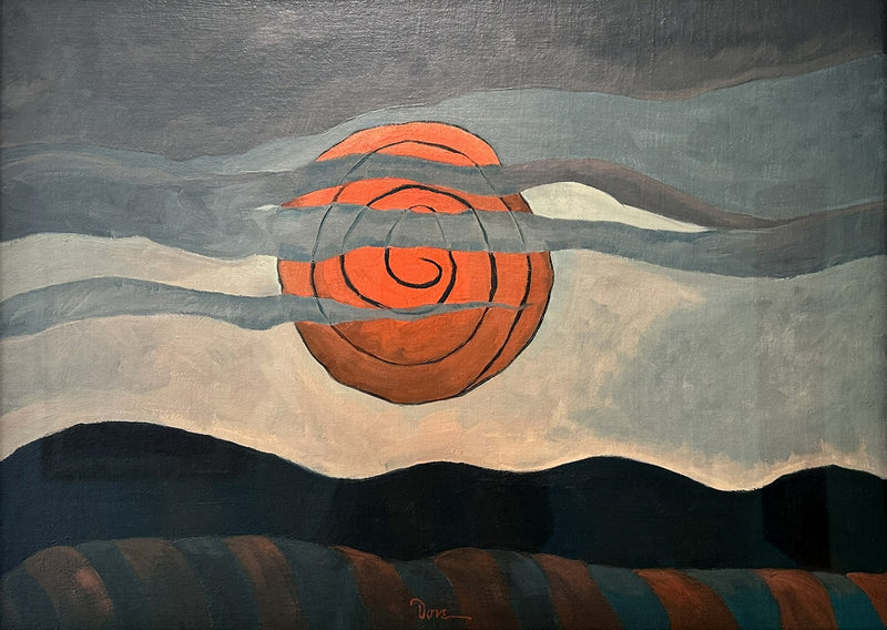Soleil rouge - Arthur Dove