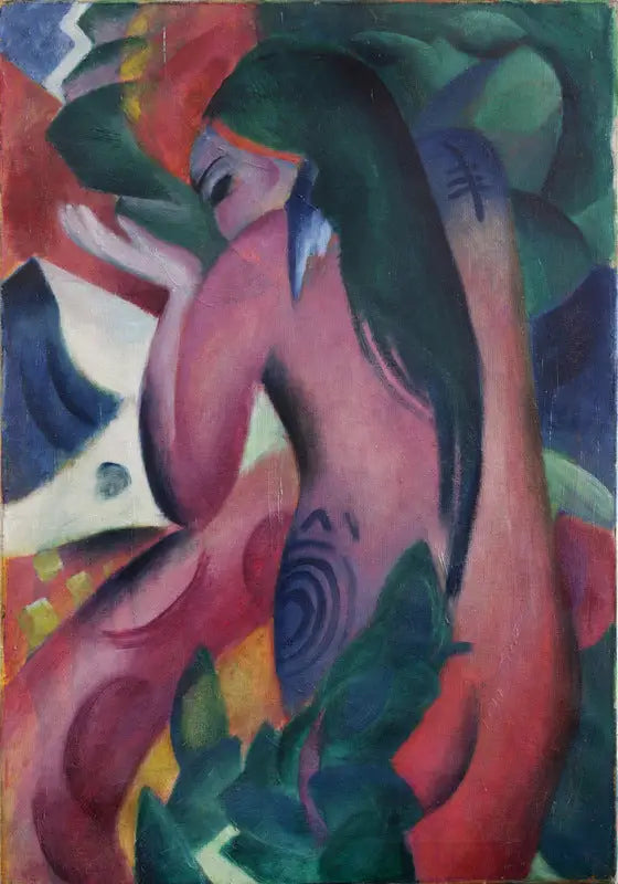 Red Woman - Franz Marc