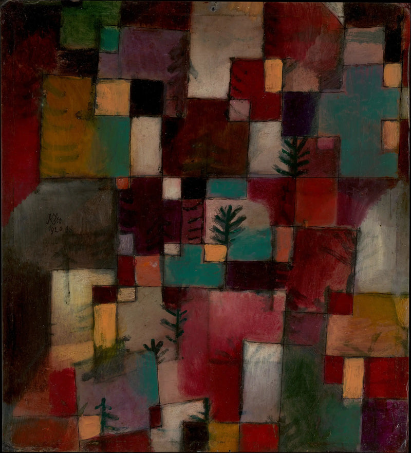 Red-Green and Violet-Yellow Rhythms - Paul Klee