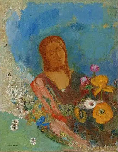 Eyes Closed - Odilon Redon