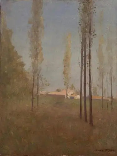 Peupliers à Peyrelebade - Odilon Redon - Alpha Reproduction