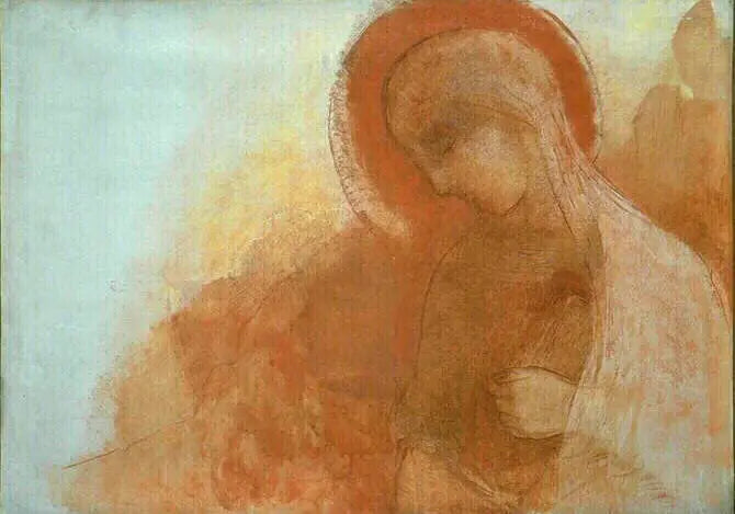 Vierge - Odilon Redon - Alpha Reproduction