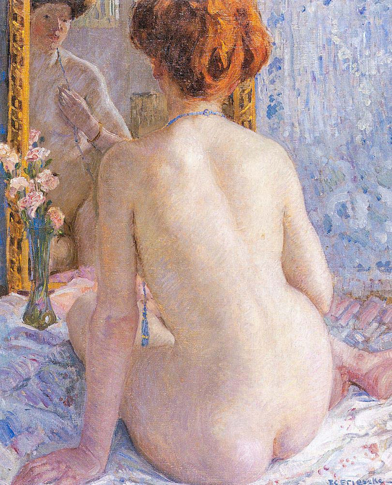 Reflections (Marcelle) - Frederick Carl Frieseke