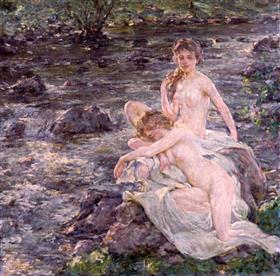 The Bathers - Robert Lewis Reid