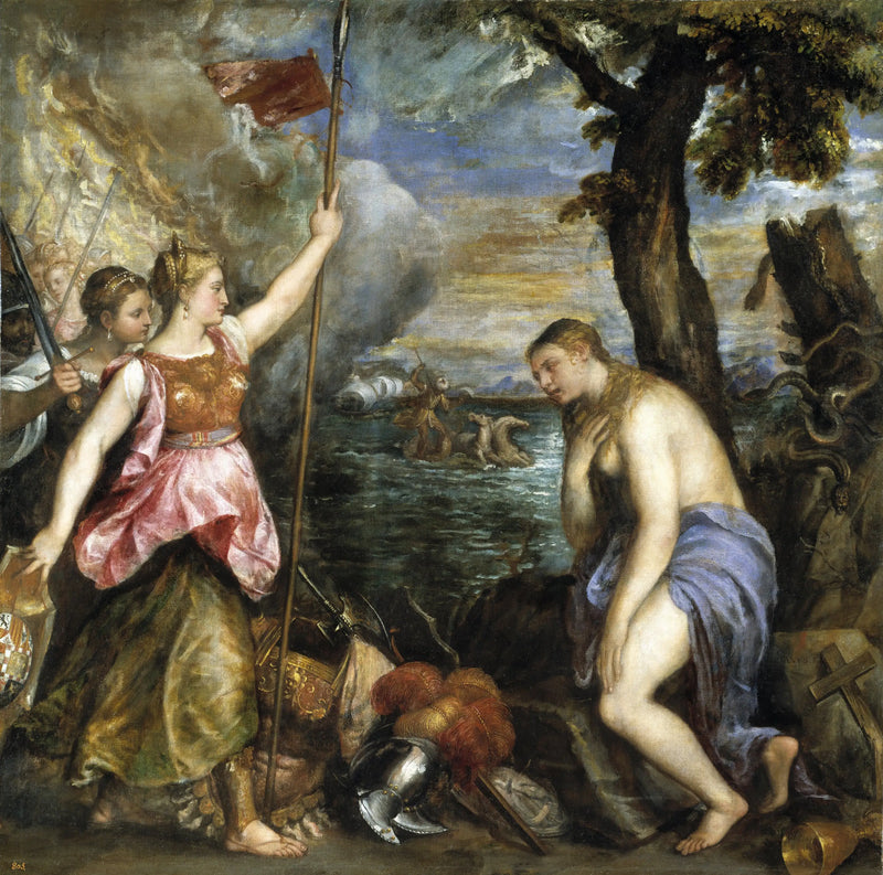 Spain to the rescue of religion - Titian