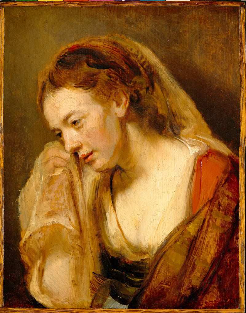 A Woman Weeping - Rembrandt
