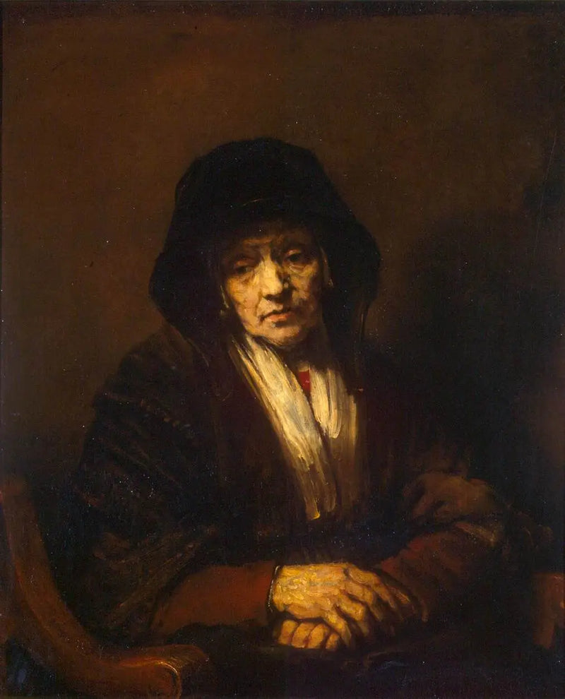 Portrait of an Old Woman - Rembrandt