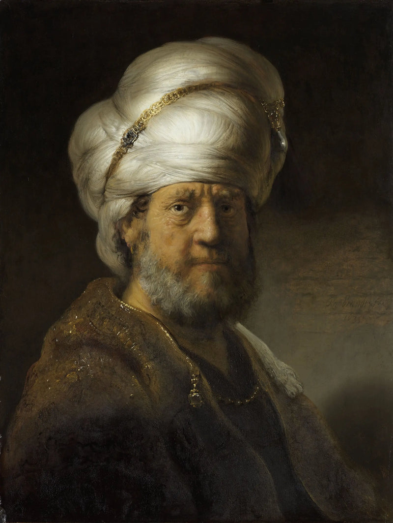 Man in Eastern Costume - Rembrandt