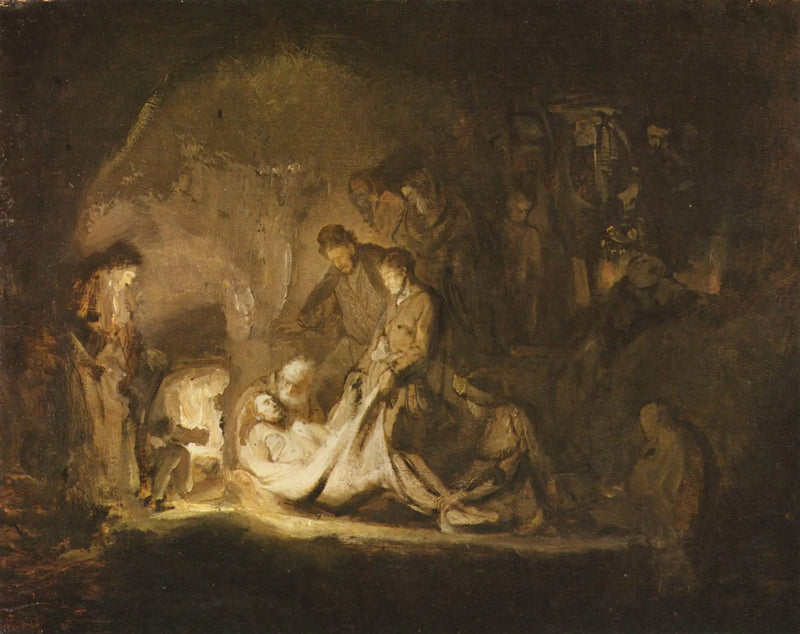 The Entombment of Christ - Rembrandt