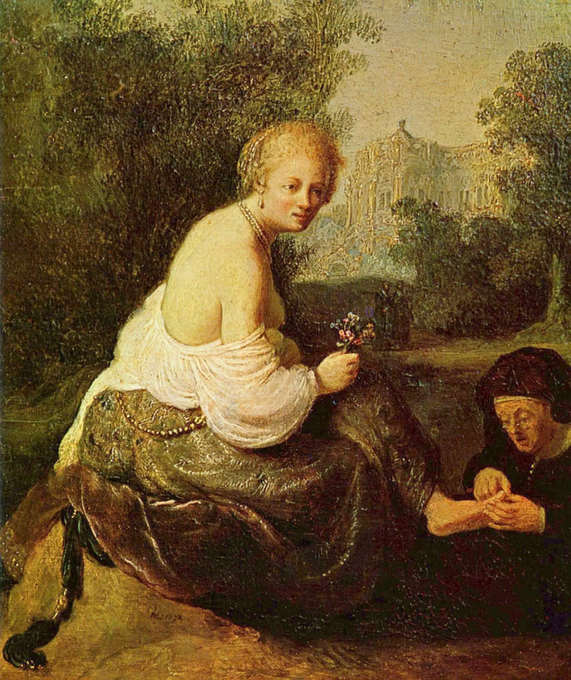 Bathsheba at Her Bath, as Seen by King David - Rembrandt