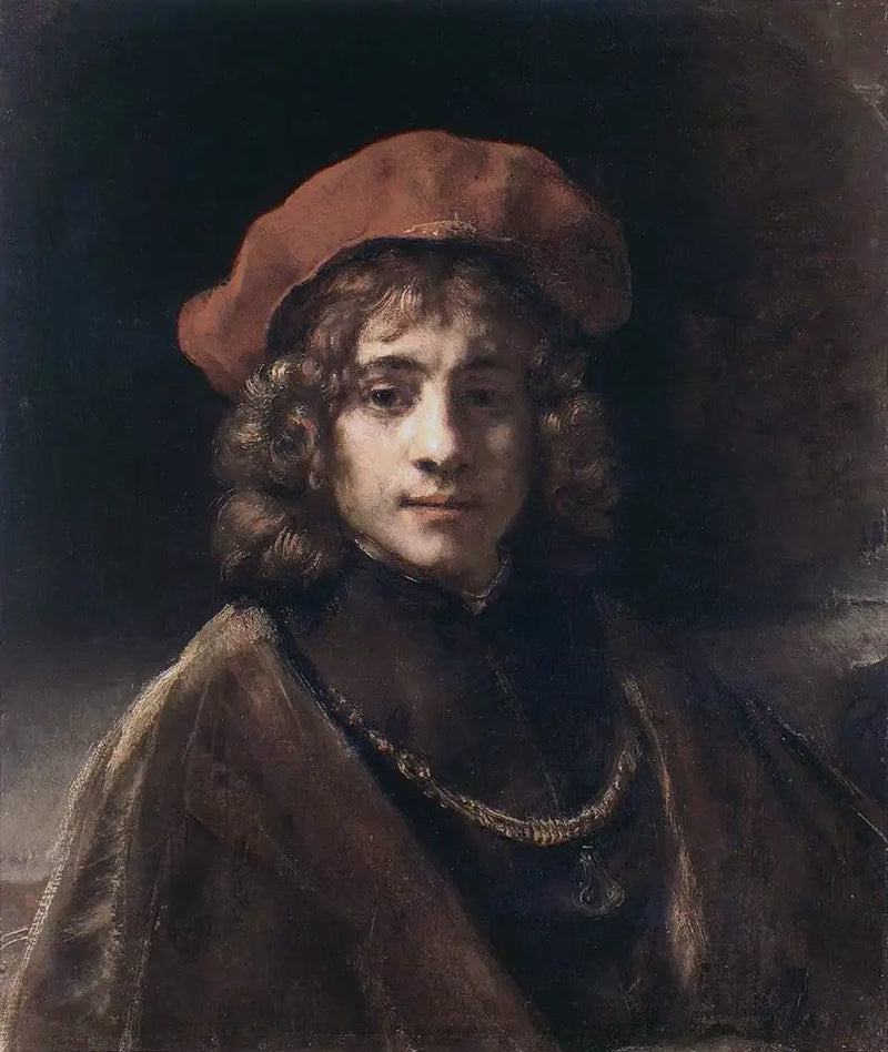 Portrait of Titus van Rijn - Rembrandt