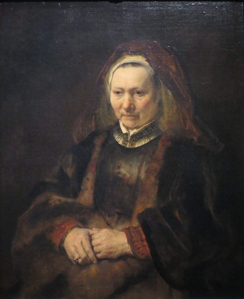 Portrait of an elderly woman - Rembrandt