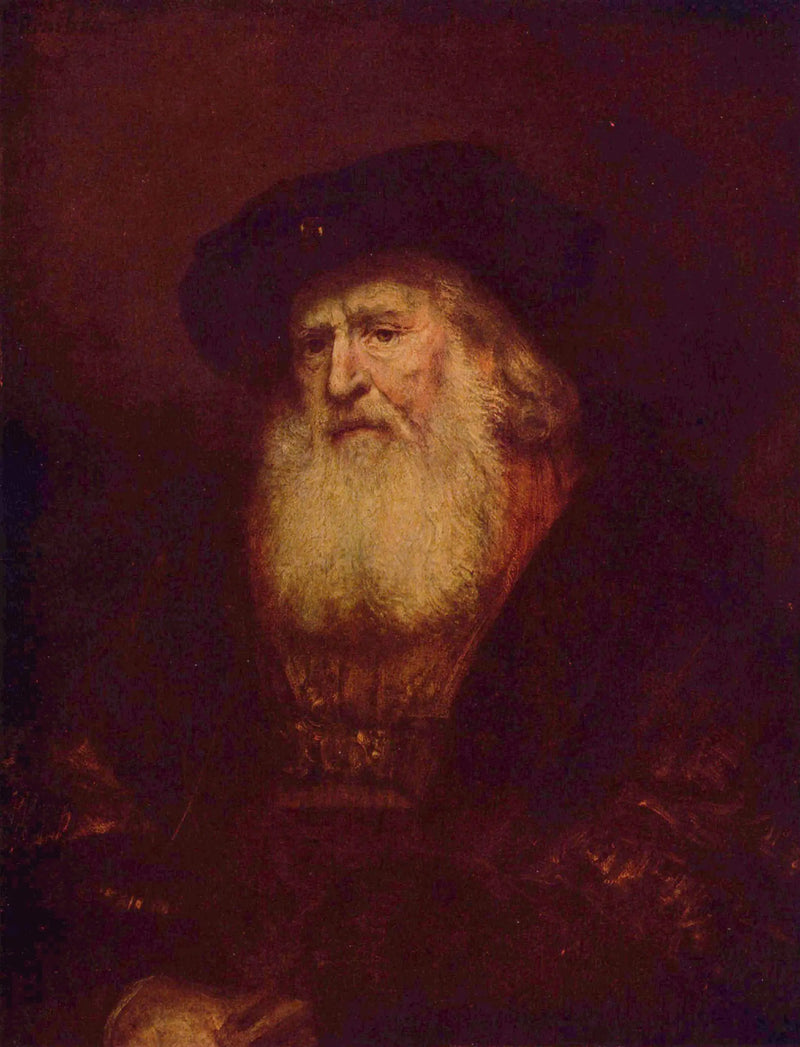 Portrait of an Old Bearded Man - Rembrandt