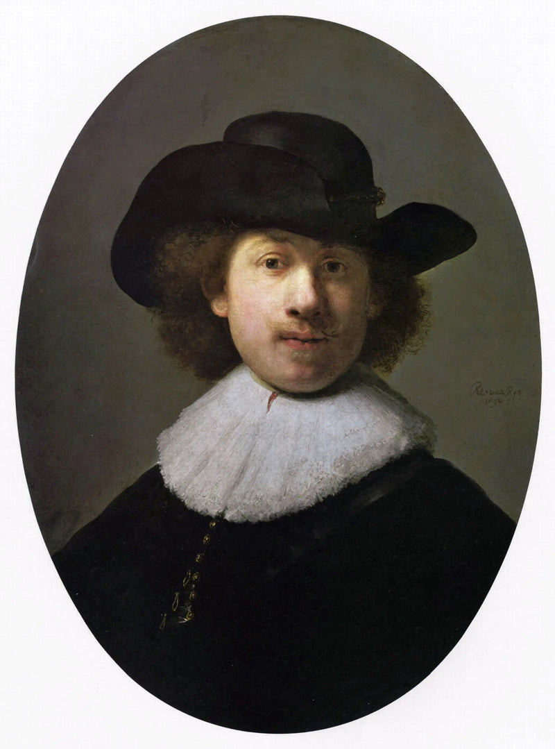 Self-Portrait as a Citizen - Rembrandt