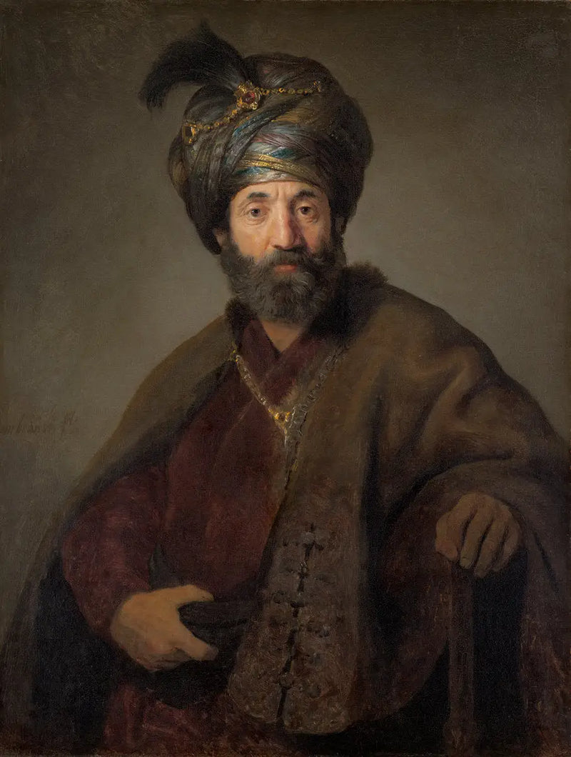 Man in Eastern Costume - Rembrandt