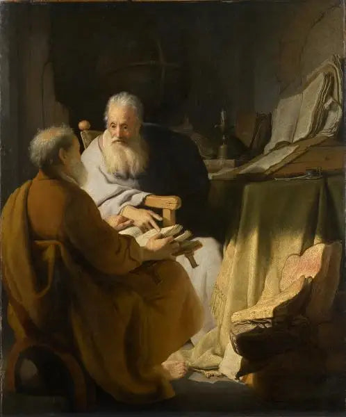 Dispute Between Two Old Men - Rembrandt