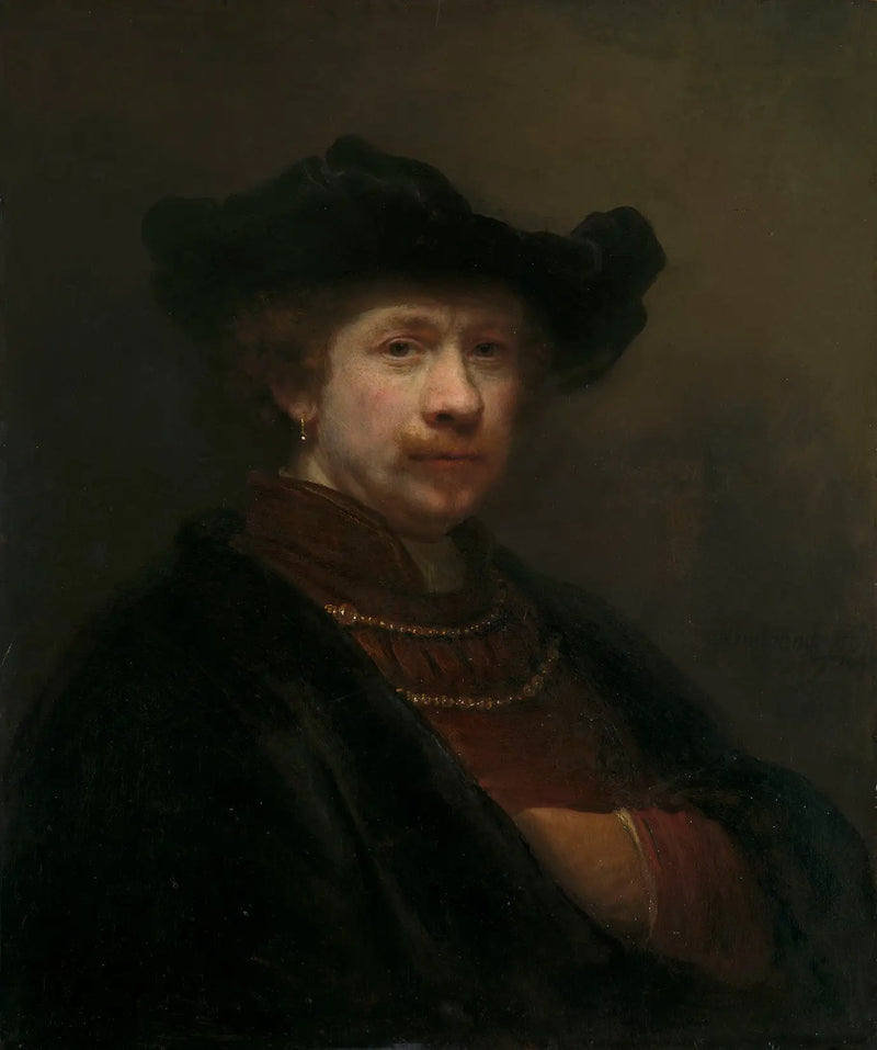 Portrait of the Artist, painted in 1641 - Rembrandt