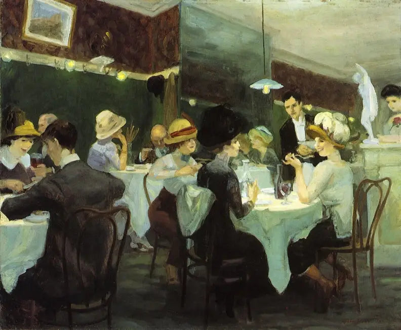 The Saturday Evening of Renganeschi - John Sloan