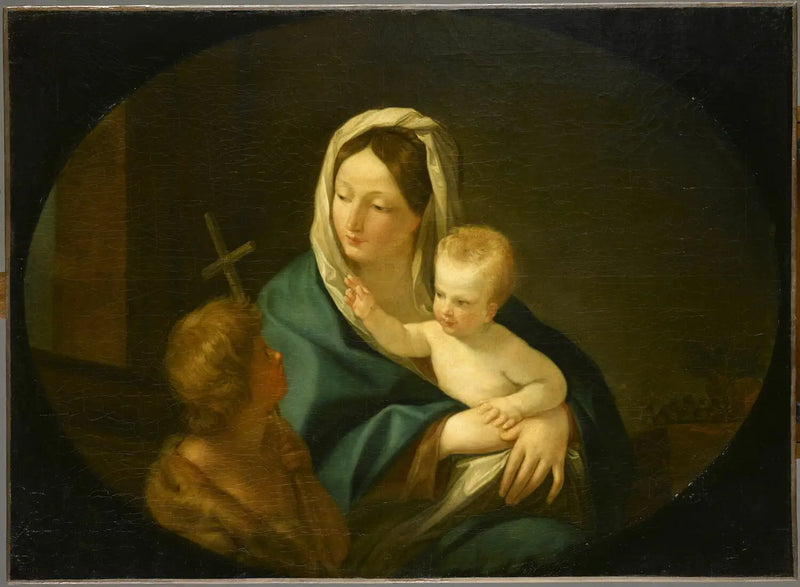 Virgin and Child with Saint John the Baptist - Guido Reni