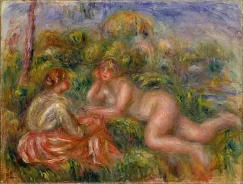 After the Bath - Pierre-Auguste Renoir