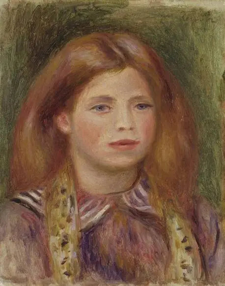 Reproduction du tableau « Coco. Portrait de Claude Renoir - Pierre-Auguste Renoir » par Alpha Reproduction en peinture à l’huile