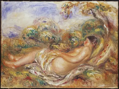 Woman Reclining in the Countryside - Pierre-Auguste Renoir