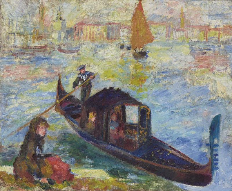 Gondola, Venice - Pierre-Auguste Renoir