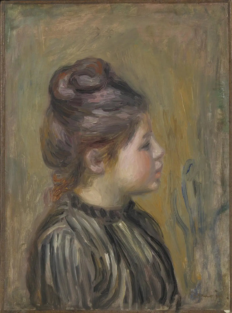 Head of a Girl - Pierre-Auguste Renoir