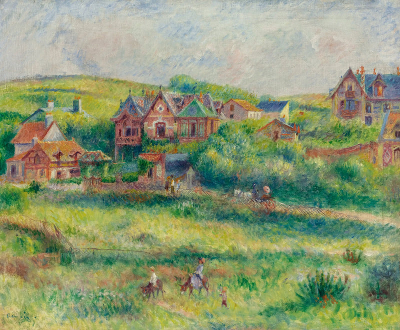 The Chalet of Blanche Pierson in Pourville - Pierre-Auguste Renoir