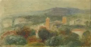Landscape, Saint-Paul de Vence - Pierre-Auguste Renoir