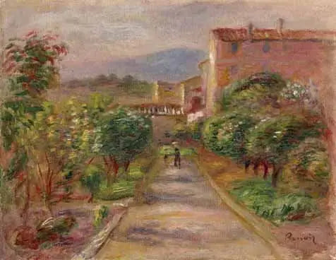 Landscape at Cagnes - Pierre-Auguste Renoir