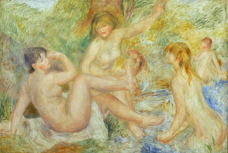 The Large Bathers - Pierre-Auguste Renoir