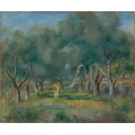 Avenue of the Olive Trees - Pierre-Auguste Renoir