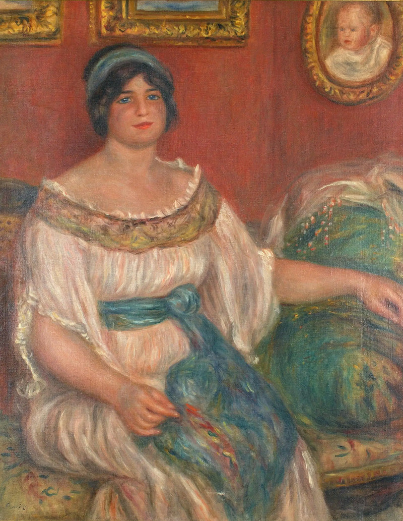 Portrait of Madame Colonna Romano - Pierre-Auguste Renoir