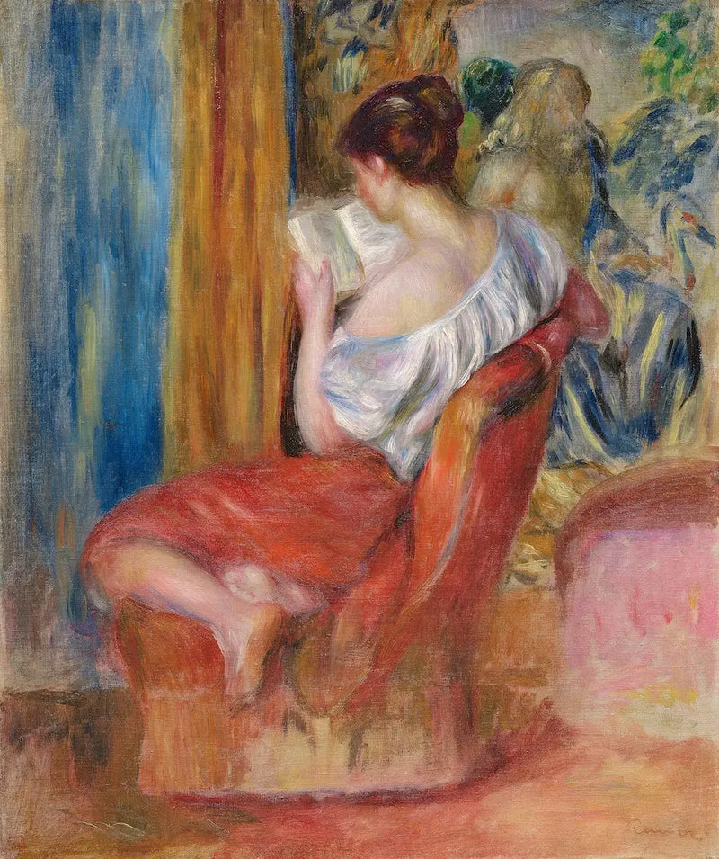 Woman Reading - Pierre-Auguste Renoir